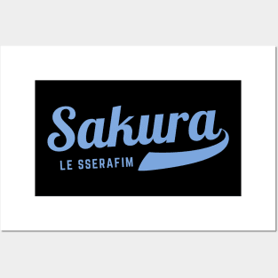 Sakura Le Sserafim Baseball Posters and Art